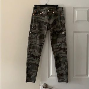 True Religion Camouflage Cargo Pants